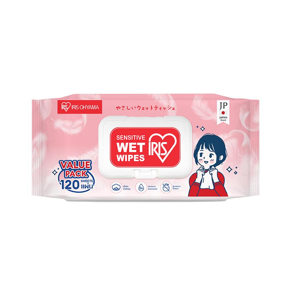 ผ้าเช็ดทำความสะอาด IRIS OHYAMA BABY CLEAN 120 แผ่น