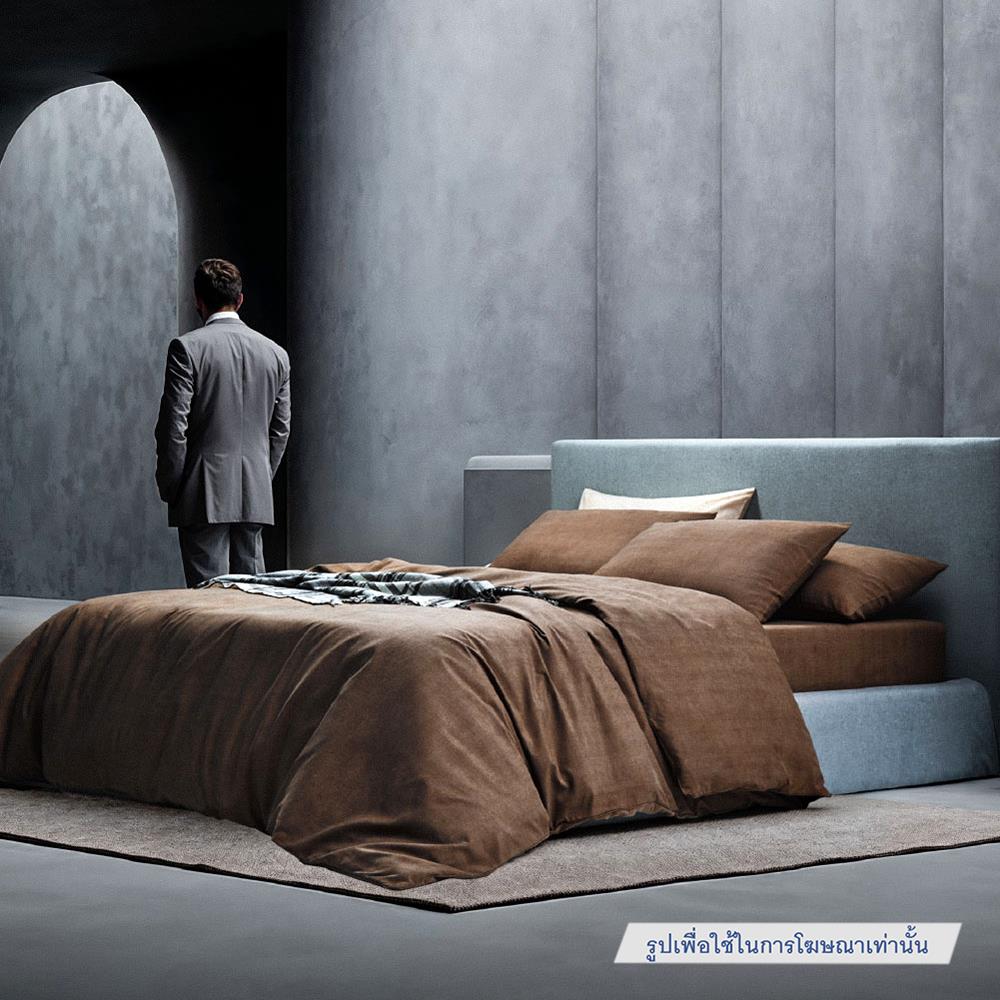 ชุดผ้าปูที่นอน 5 ฟุต (ชุด 3 ชิ้น) OMAZZ PAUL TAILOR ESPRESSO