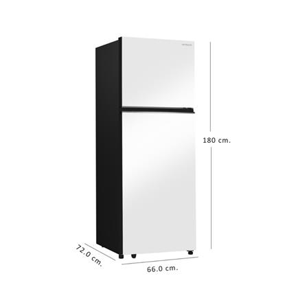 ตู้เย็น 2 ประตู HITACHI HRTN6443SAMGWTH 14.4 คิว กระจกขาว อินเวอร์เตอร์_7