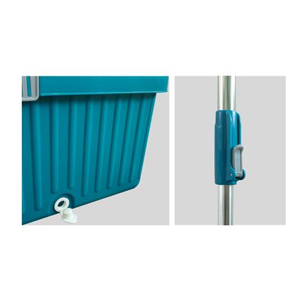 ชุดถังปั่นสเตนเลสพลาสติกพร้อมไม้ม็อบ ACCO สีเทา/ฟ้า_5