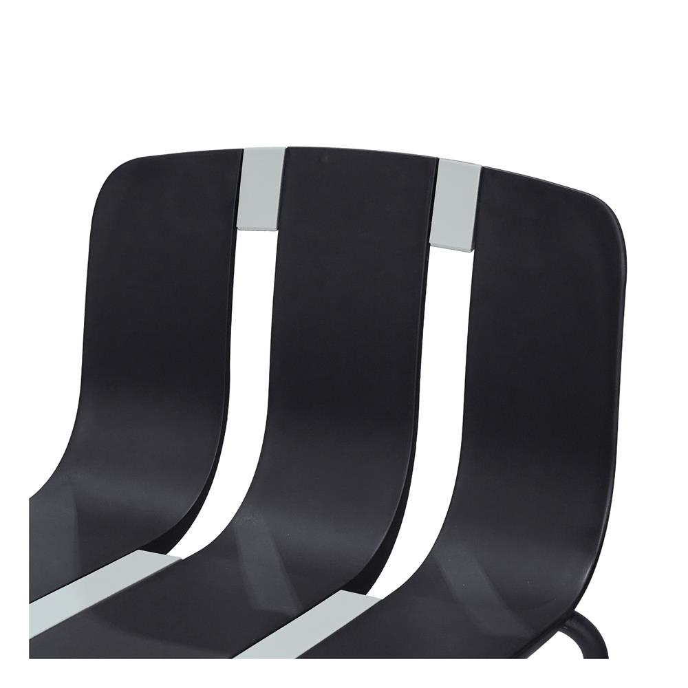 เก้าอี้บาร์สนาม SPRING DANNY สีดำ/เทา