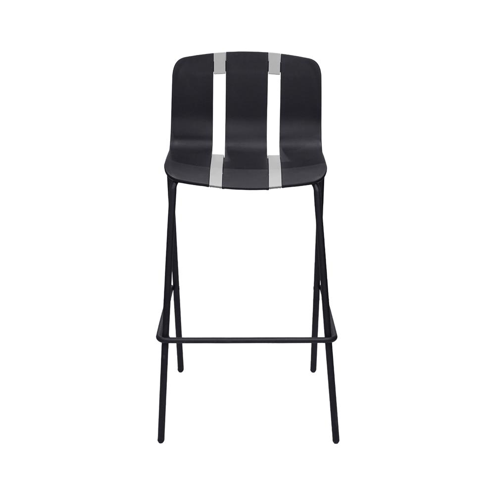 เก้าอี้บาร์สนาม SPRING DANNY สีดำ/เทา