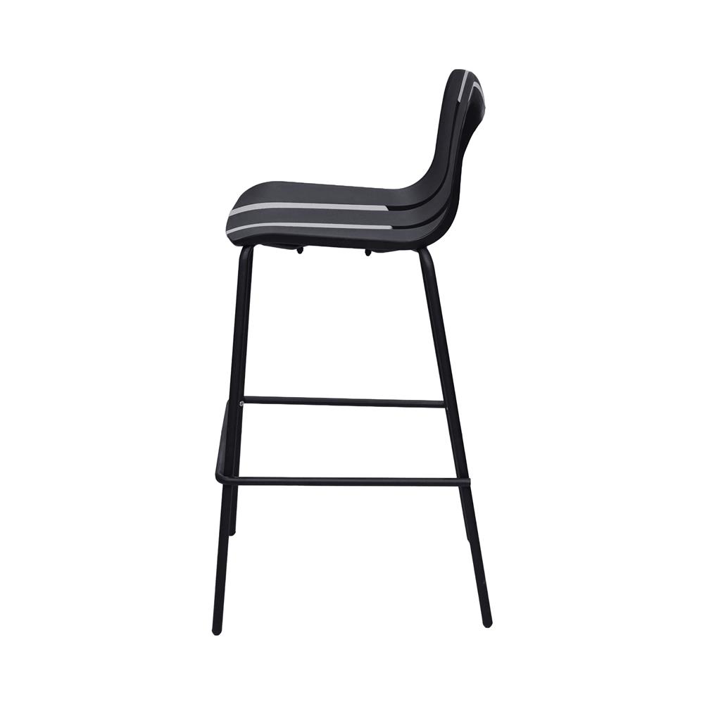 เก้าอี้บาร์สนาม SPRING DANNY สีดำ/เทา