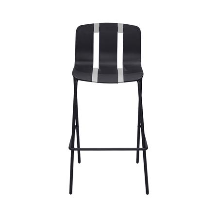 เก้าอี้บาร์สนาม SPRING DANNY สีดำ/เทา_1