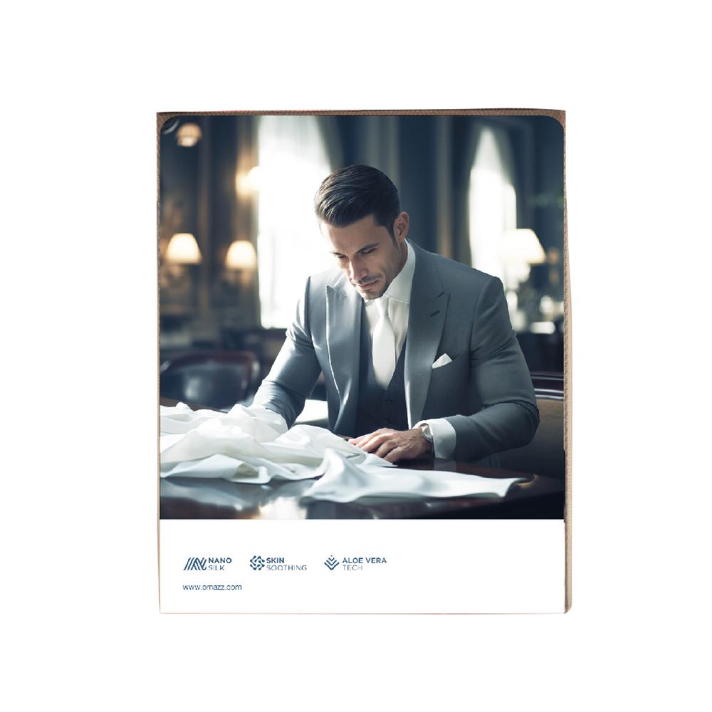 ชุดผ้าปูที่นอน 6 ฟุต (ชุด 3 ชิ้น) OMAZZ PAUL TAILOR ESPRESSO