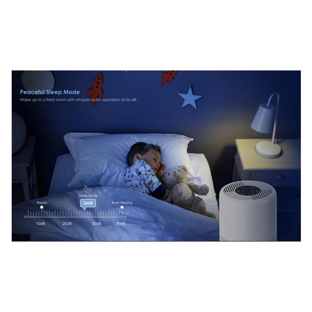 เครื่องฟอกอากาศ HAFELE 495.38.950 25 ตารางเมตร สีขาว