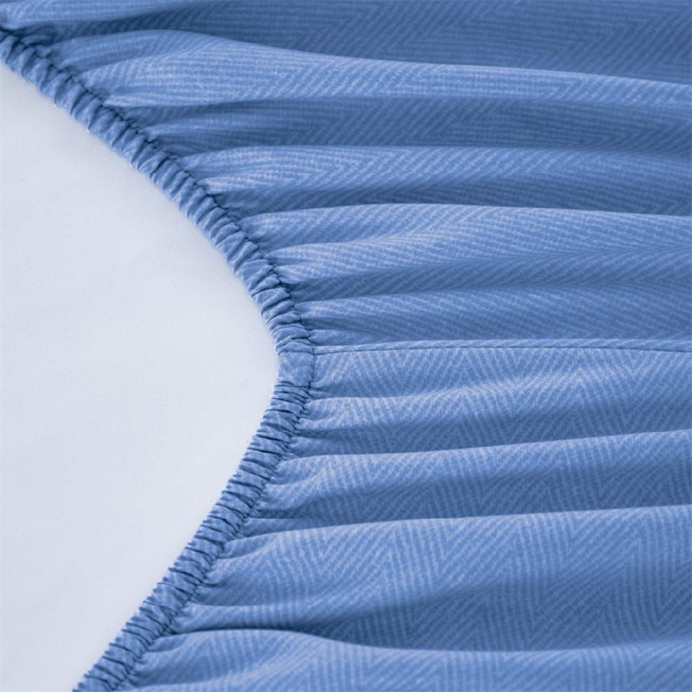 ชุดผ้าปูที่นอน 6 ฟุต (ชุด 3 ชิ้น) OMAZZ PAUL TAILOR PACIFIC BLUE