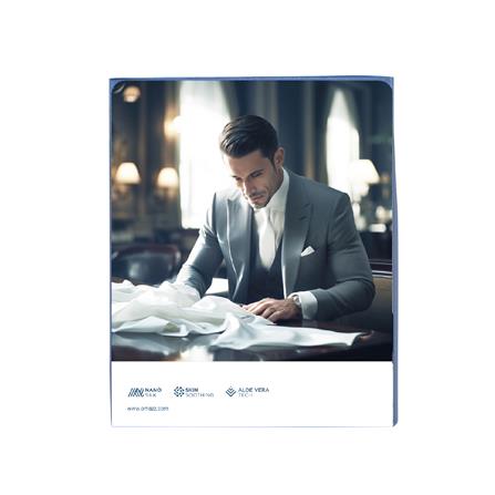 ชุดผ้าปูที่นอน 6 ฟุต (ชุด 3 ชิ้น) OMAZZ PAUL TAILOR PACIFIC BLUE_3