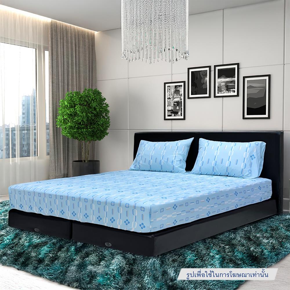 ชุดผ้าปูที่นอน 6 ฟุต (ชุด 5 ชิ้น) STEVENS SOFTEX CN12