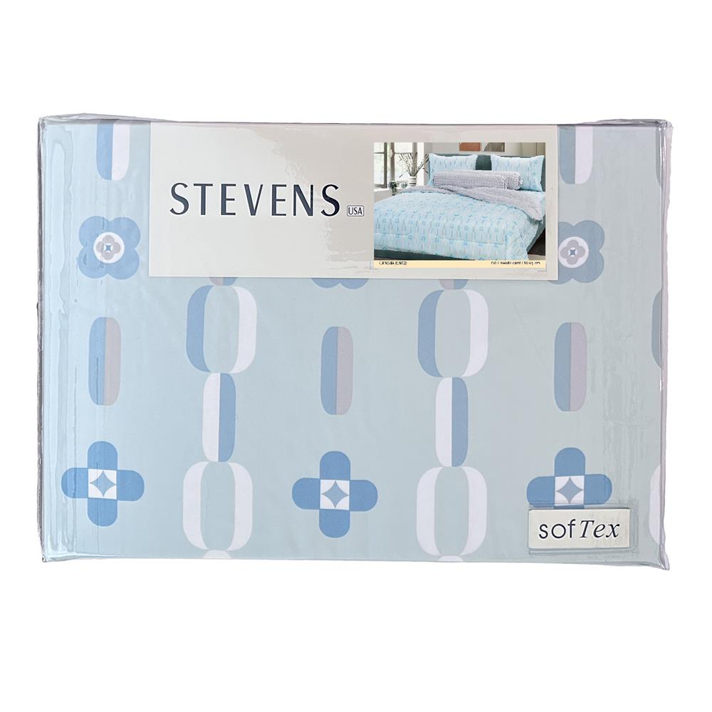 ชุดผ้าปูที่นอน 6 ฟุต (ชุด 5 ชิ้น) STEVENS SOFTEX CN12