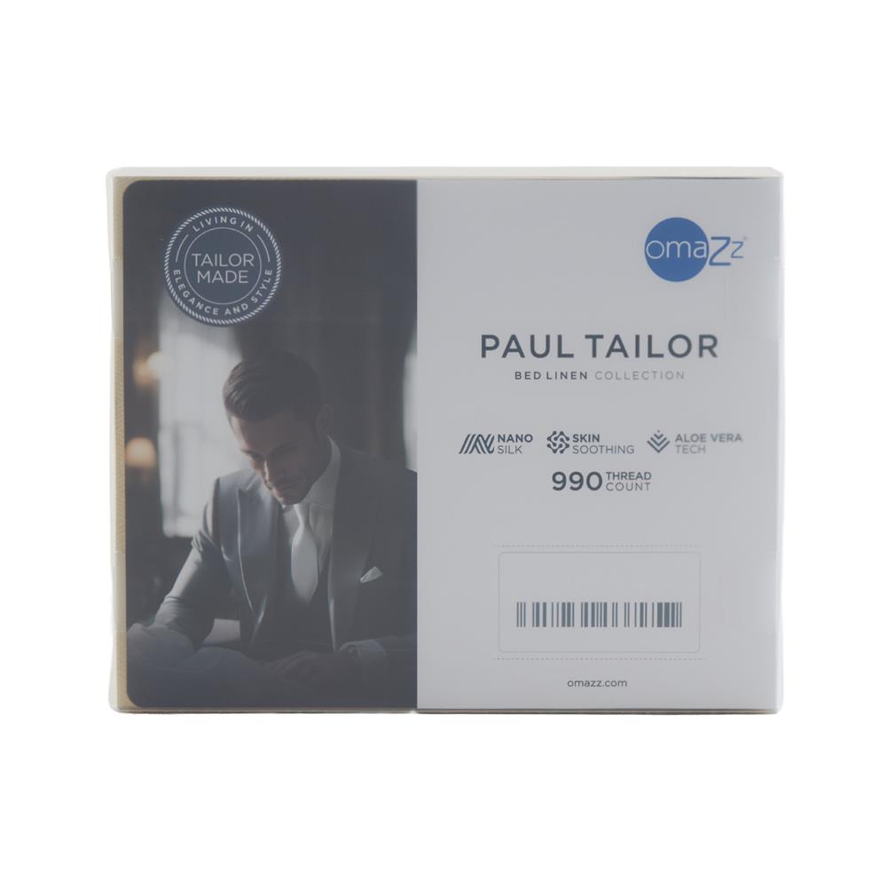 ชุดผ้าปูที่นอน 5 ฟุต (ชุด 3 ชิ้น) OMAZZ PAUL TAILOR CHAMPAGNE