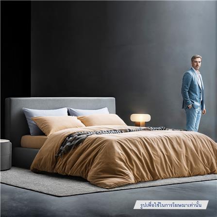 ชุดผ้าปูที่นอน 5 ฟุต (ชุด 3 ชิ้น) OMAZZ PAUL TAILOR CHAMPAGNE_0