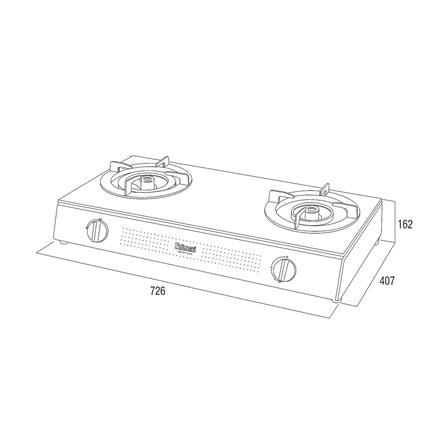 เตาแก๊สตั้งโต๊ะ 2 หัวแก๊ส RINNAI RT-902MMG_5