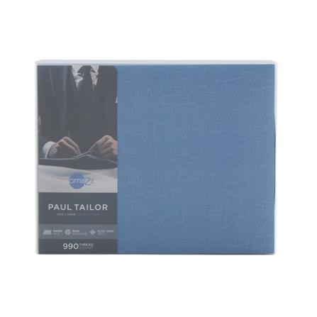 ชุดผ้าปูที่นอน 5 ฟุต (ชุด 3 ชิ้น) OMAZZ PAUL TAILOR PACIFIC BLUE_2