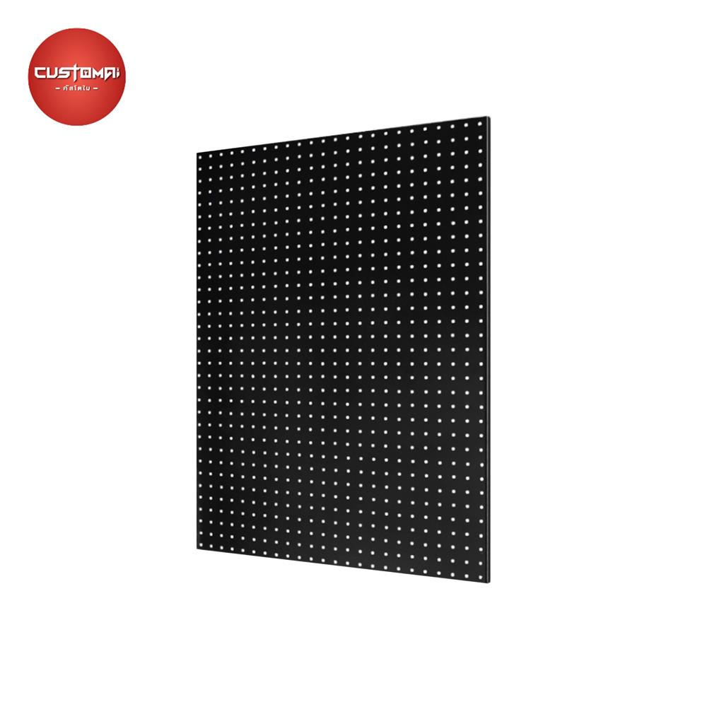 แผงเหล็กแขวนเครื่องมือ&nbsp;CUSTOMAI PEGBORD SIZE S 60x40 ซม. สีดำ