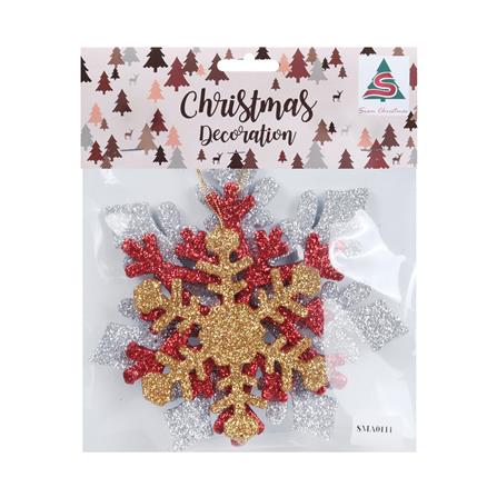 ของตกแต่ง SIAMXMAS SNOW FLAKE หลากสี (แพ็ก 3 ชิ้น)_4