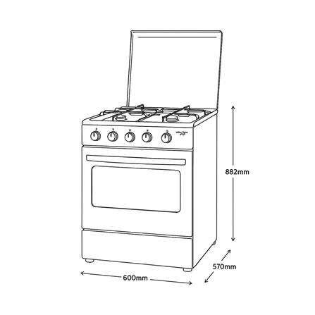 เตาปรุงอาหารแก๊ส LUCKY FLAME LF-351_7