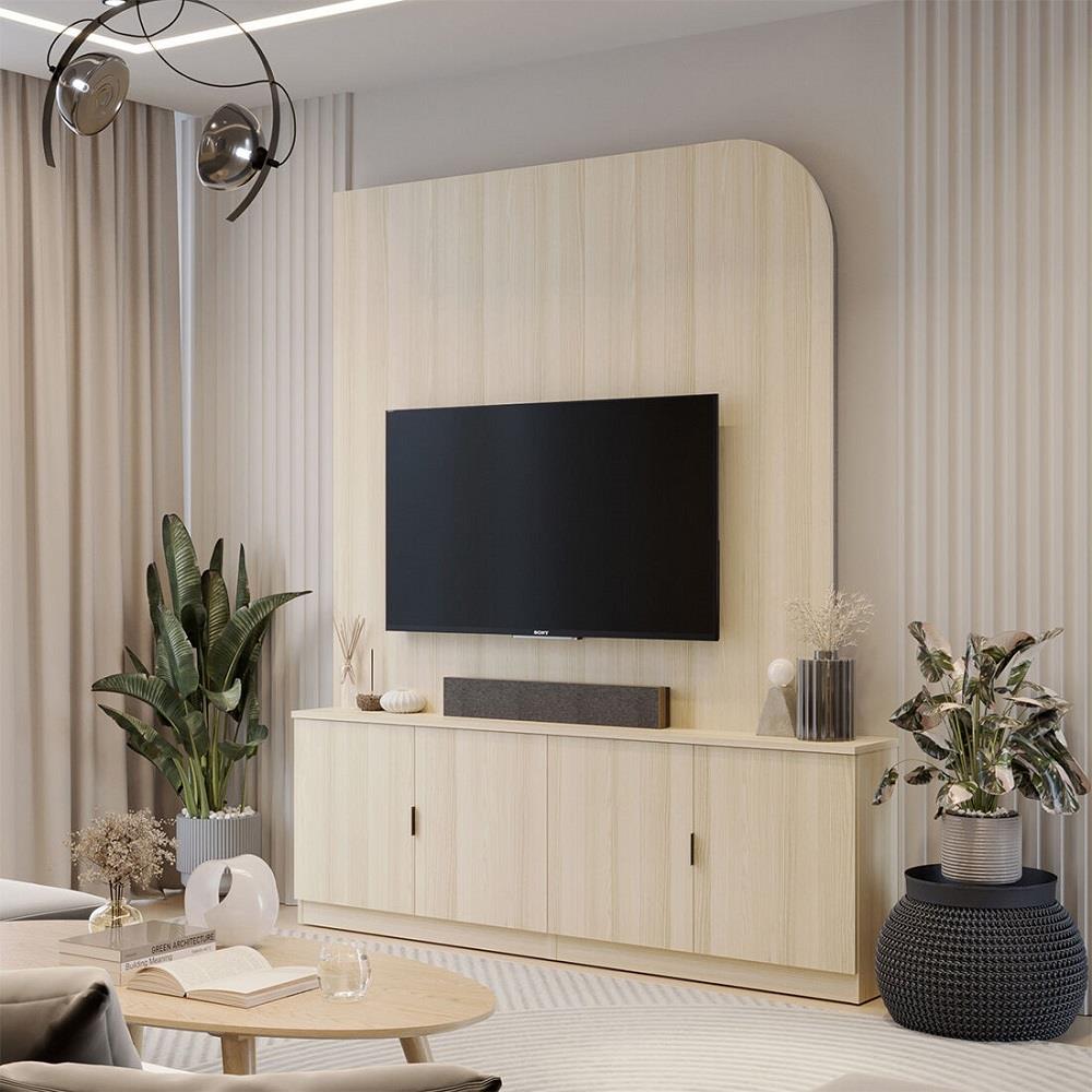 ชุดวางทีวีพร้อมโซฟา SB BUILT IN 19240337 180 ซม. สีแคนยอนโอ๊ค