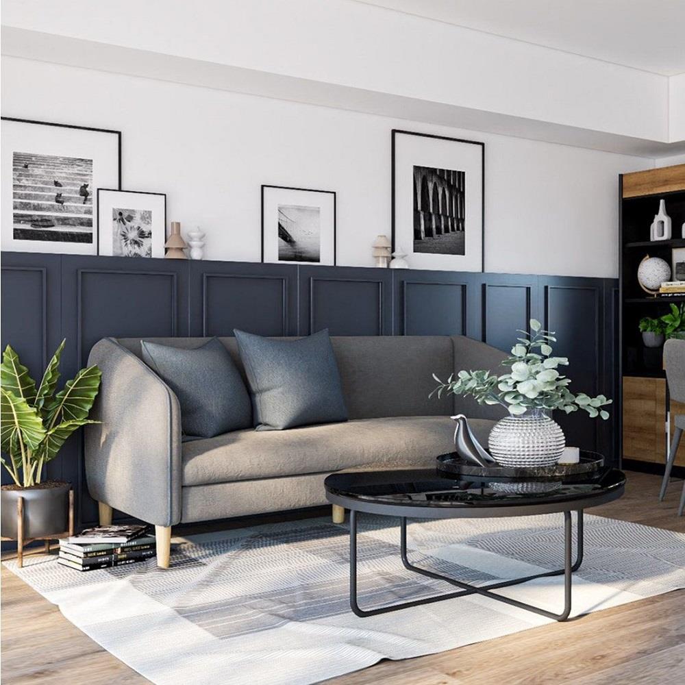 ชุดวางทีวีพร้อมโซฟา SB BUILT IN 19240337 180 ซม. สีแคนยอนโอ๊ค