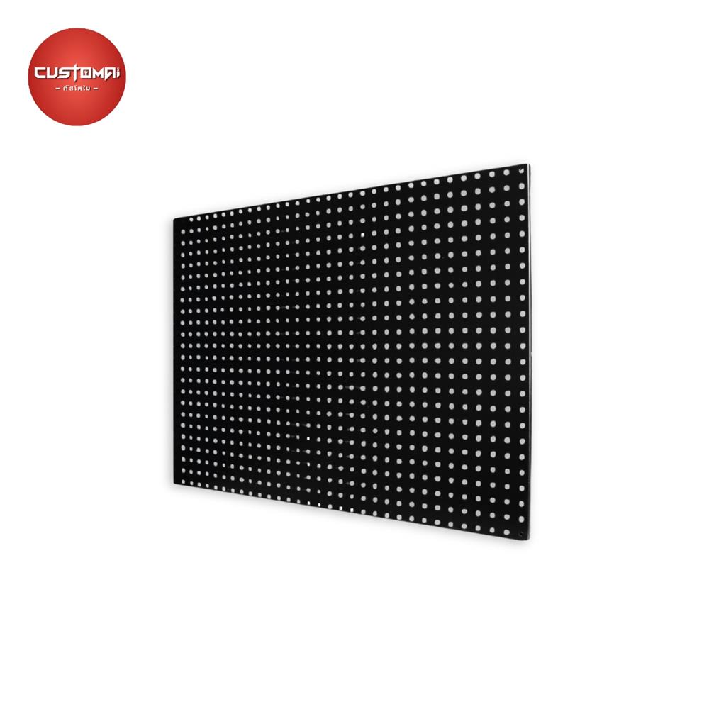 แผงเหล็กแขวนเครื่องมือ&nbsp;CUSTOMAI PEGBORD SIZE L 60x80 ซม. สีดำ