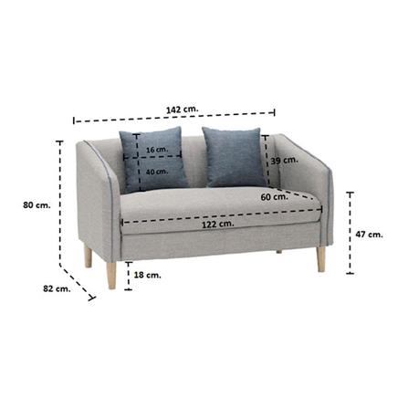 ชุดตู้วางทีวีพร้อมโซฟา SB BUILT IN 19240336 150 ซม. สีเขียว/โอ๊ค_6