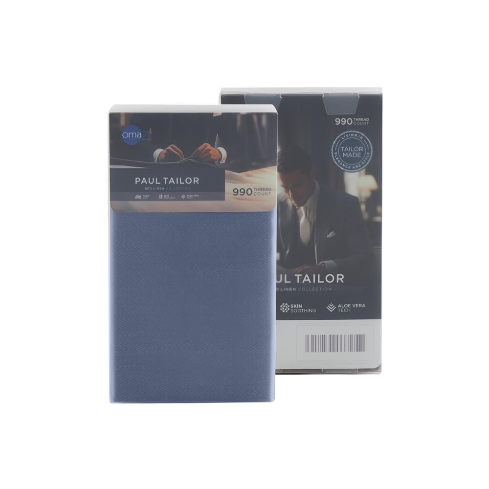 ชุดผ้าปูที่นอน 3.5 ฟุต (ชุด 2 ชิ้น) OMAZZ PAUL TAILOR PACIFIC BLUE
