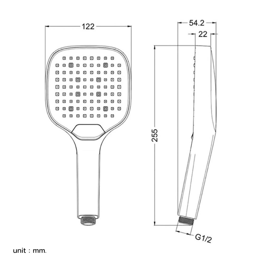 ฝักบัวสายอ่อน 3 ระดับ DONMARK GL-3722