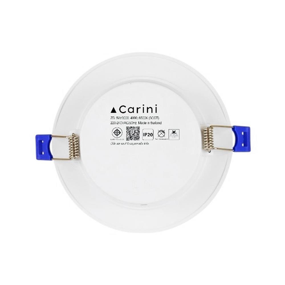 ดาวน์ไลท์ LED CARINI ZB 3.7 นิ้ว 9 วัตต์ DAYLIGHT/COOL WHITE/WARM WHITE สีขาว