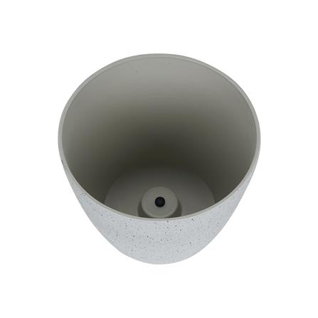 กระถางพลาสติก SPRING MORE 25 ซม. สีขาว_1