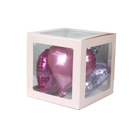 อุปกรณ์ตกแต่ง กล่องของขวัญ SNAZZ สีชมพู/ม่วง/ขาว_1