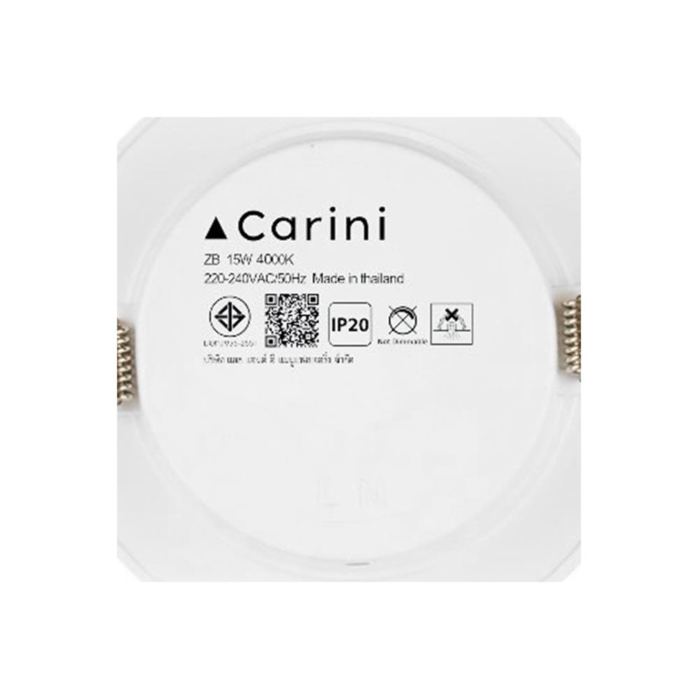 ดาวน์ไลท์ LED CARINI ZB 5.7 นิ้ว 15 วัตต์ COOL WHITE สีขาว