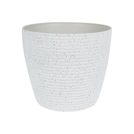 กระถางพลาสติก SPRING MORE 30 ซม. สีขาว_0