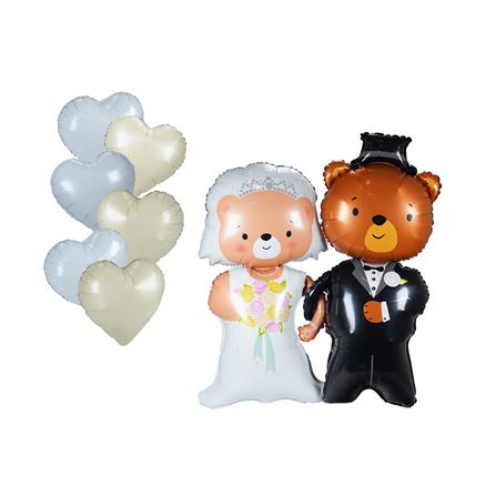 ลูกโป่งฟอยล์ คู่บ่าว-สาว SNAZZ 42 นิ้ว_0