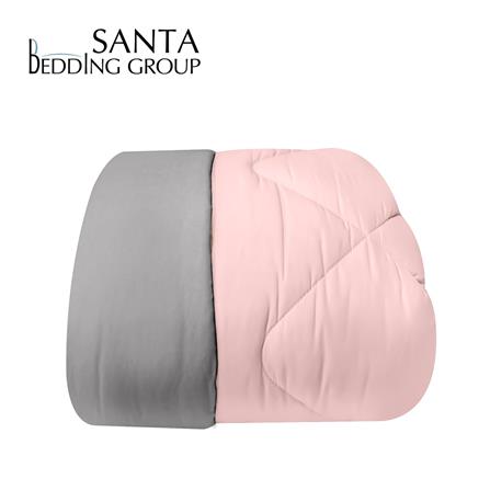 ผ้านวม SANTA BEDDING 70x90 นิ้ว สี PINK/GREY_0