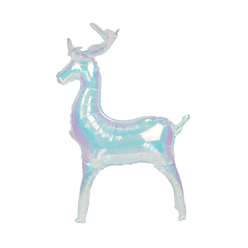ลูกโป่งฟอยล์ REINDEER SNAZZ 35 นิ้ว สีเงิน
