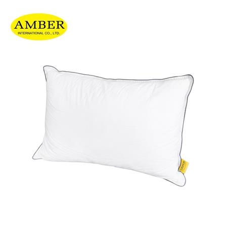 หมอนหนุน ขนห่านเทียม AMBER BABY MICROGEL สีขาว_0