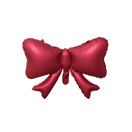 ลูกโป่งฟอยล์โบตกแต่ง SNAZZ 17 นิ้ว สีแดง_0