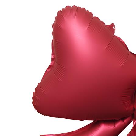 ลูกโป่งฟอยล์โบตกแต่ง SNAZZ 17 นิ้ว สีแดง_2