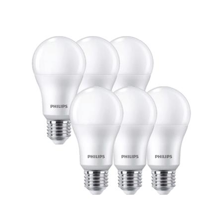 หลอด LED PHILIPS A60 15 วัตต์ DAYLIGHT E27 (แพ็ก 6 ชิ้น)_0