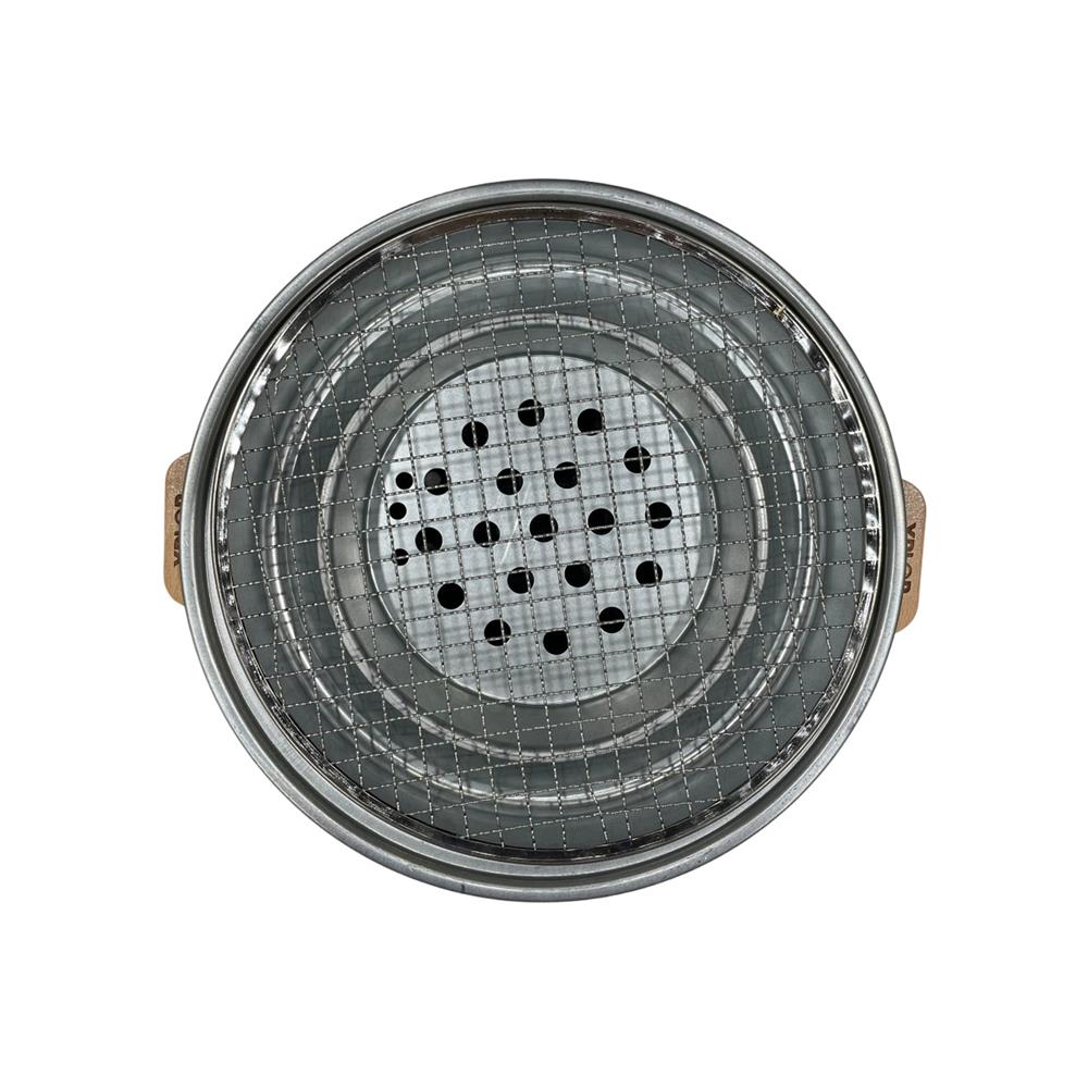 เตาถ่านบาร์บีคิวตั้งโต๊ะ ทรงกลม SPRING XPLOR สีดำ