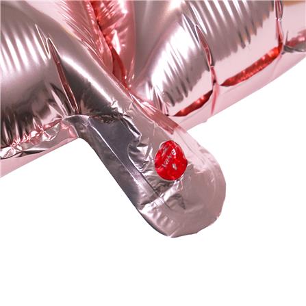 ลูกโป่งฟอยล์ตกแต่ง SNAZZ เลข 0 40 นิ้ว สีชมพู_1