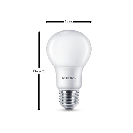 หลอด LED PHILIPS A60 8 วัตต์ WARMWHITE E27 (แพ็ก 4 ชิ้น)_3