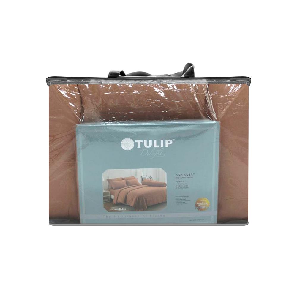 ชุดผ้าปูที่นอน 6 ฟุต (ชุด 6 ชิ้น) TULIP DELIGHT 60239-DL586