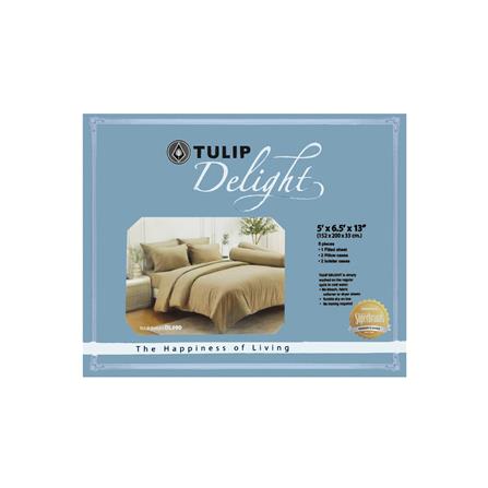 ชุดผ้าปูที่นอน 5 ฟุต (ชุด 5 ชิ้น) TULIP DELIGHT 60057-DL590_3