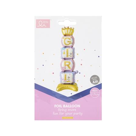ลูกโป่งฟอยล์ GIRL SNAZZ 46 นิ้ว สีชมพู_2