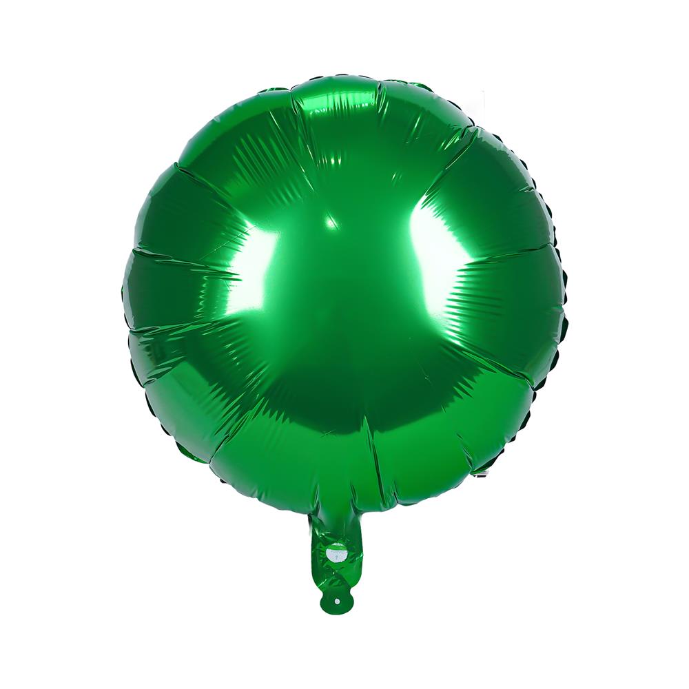 ลูกโป่งฟอยล์วงกลม SNAZZ 18 นิ้ว สีเขียว