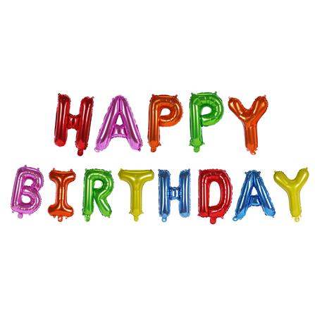 ลูกโป่งฟอยล์ HAPPY BIRTHDAY SNAZZ 16 นิ้ว หลากสี_0