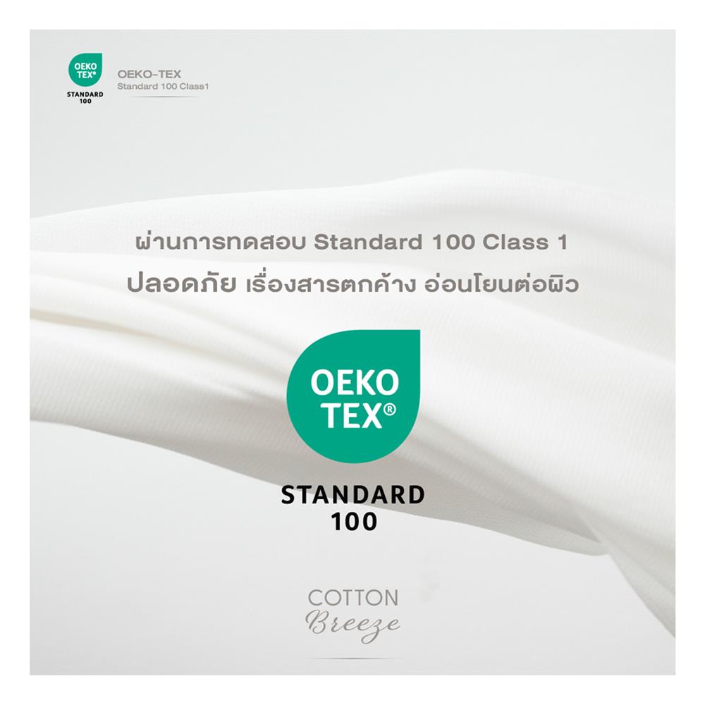 ชุดผ้าปูที่นอน 6 ฟุต (ชุด 6 ชิ้น) FROLINA COTTON BREEZE NOVELLE CBDF008