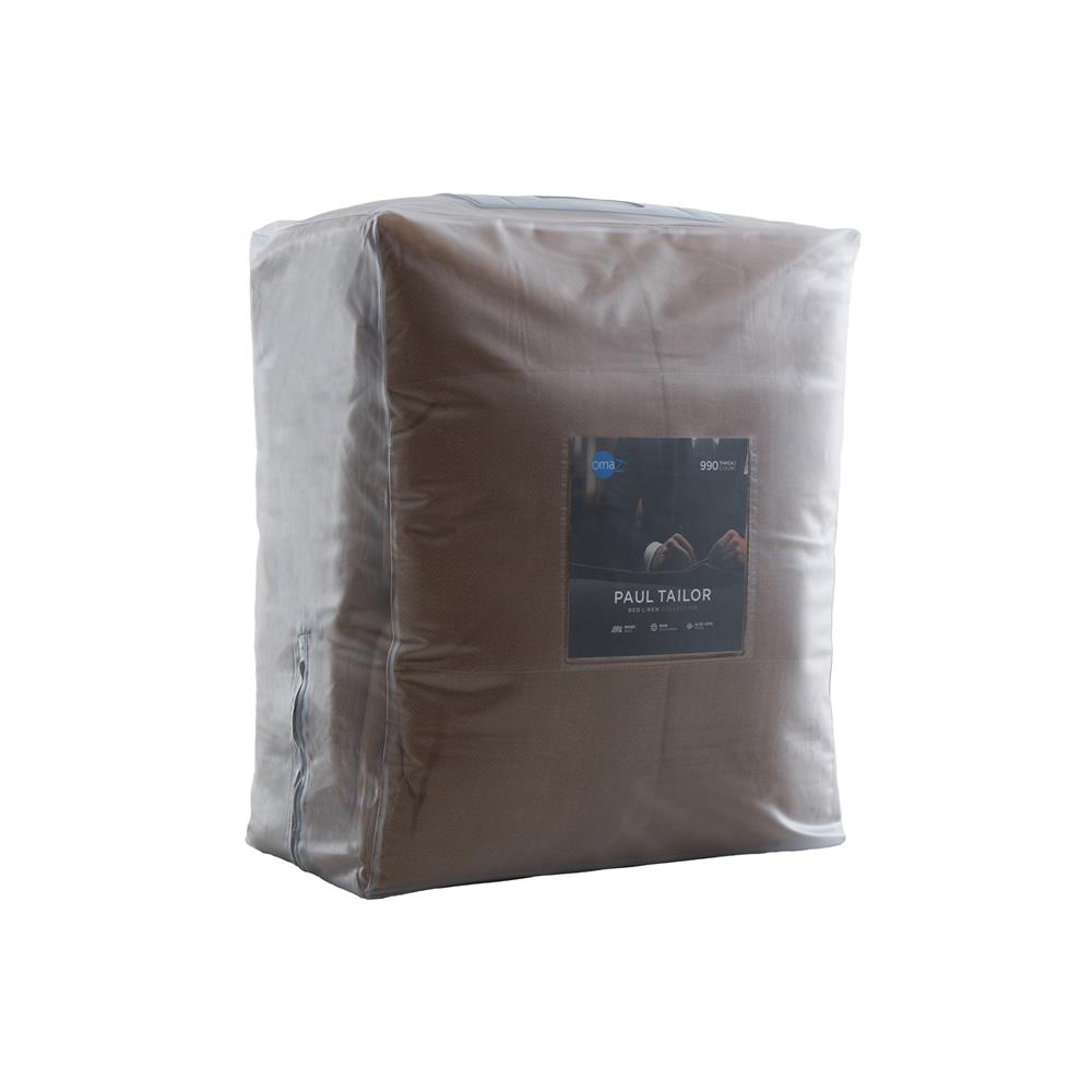 ผ้านวม OMAZZ PAUL TAILOR 100x90 นิ้ว สี ESPRESSO