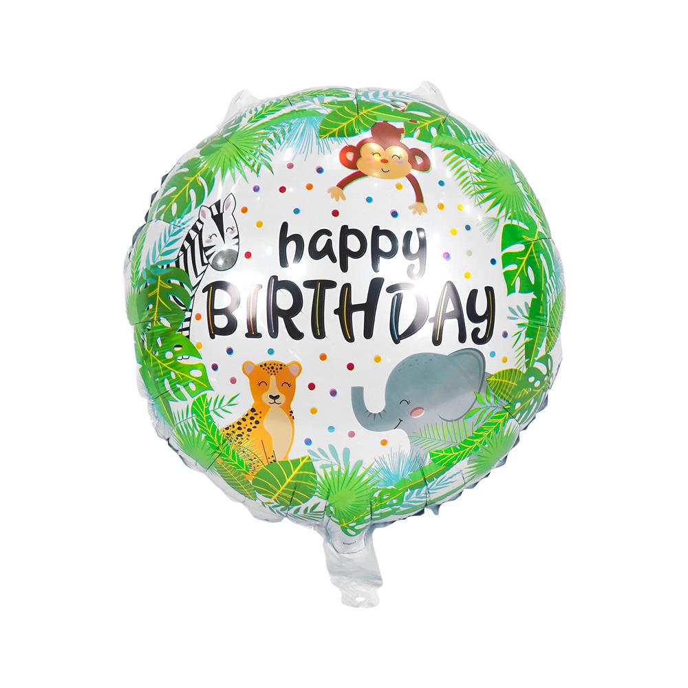 ลูกโป่งฟอยล์ HBD BEAR SNAZZ 18 นิ้ว หลากสี